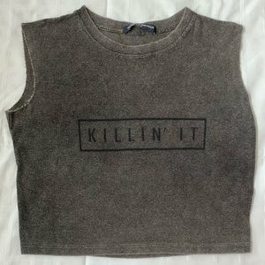 Killin’ It Crop Top.  One Size.